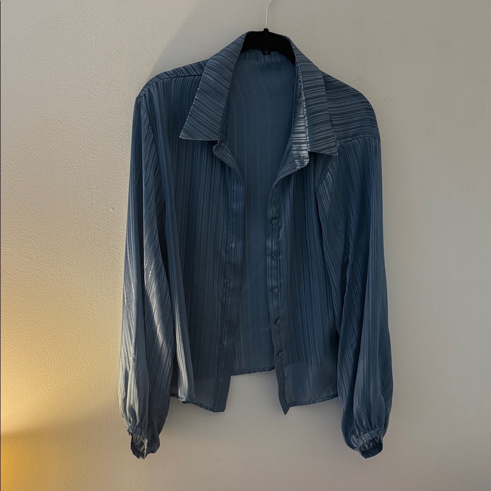 Ontheblvrd Blue Button Down Shirt
